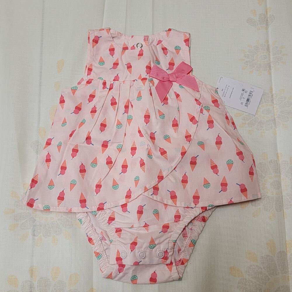 Carter's Just One You Romper - Ice Cream Cones - 3 Months - NWT